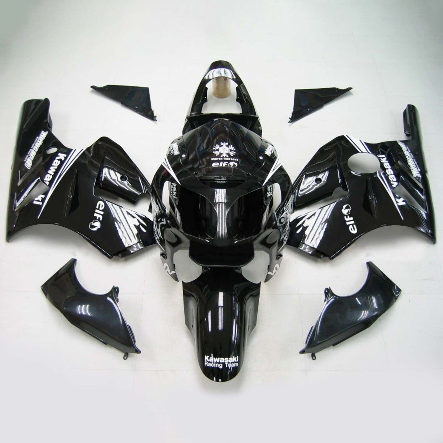 2000-2001 Kawasaki ZX12R Amotopart Injection Fairing Kit Bodywork Plastic ABS #104