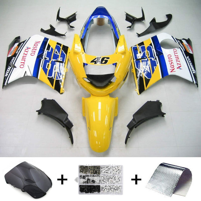 1996-2007 Honda CBR1100XX SuperBlackBird Amotopart Injection Fairing Kit Bodywork ABS #116