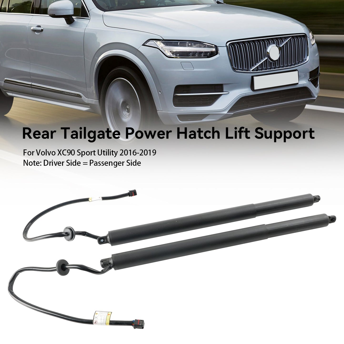 2016-2019 Volvo XC90 Sport Utility 2PCS Rear Tailgate Power Lift Support