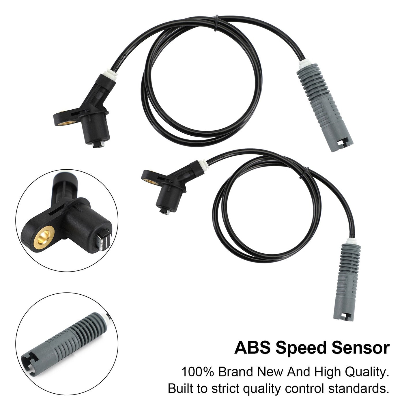 2脳 Rear L&R ABS Speed Sensor 34521182067 for BMW 3-ER E36 316 - 328 + M3