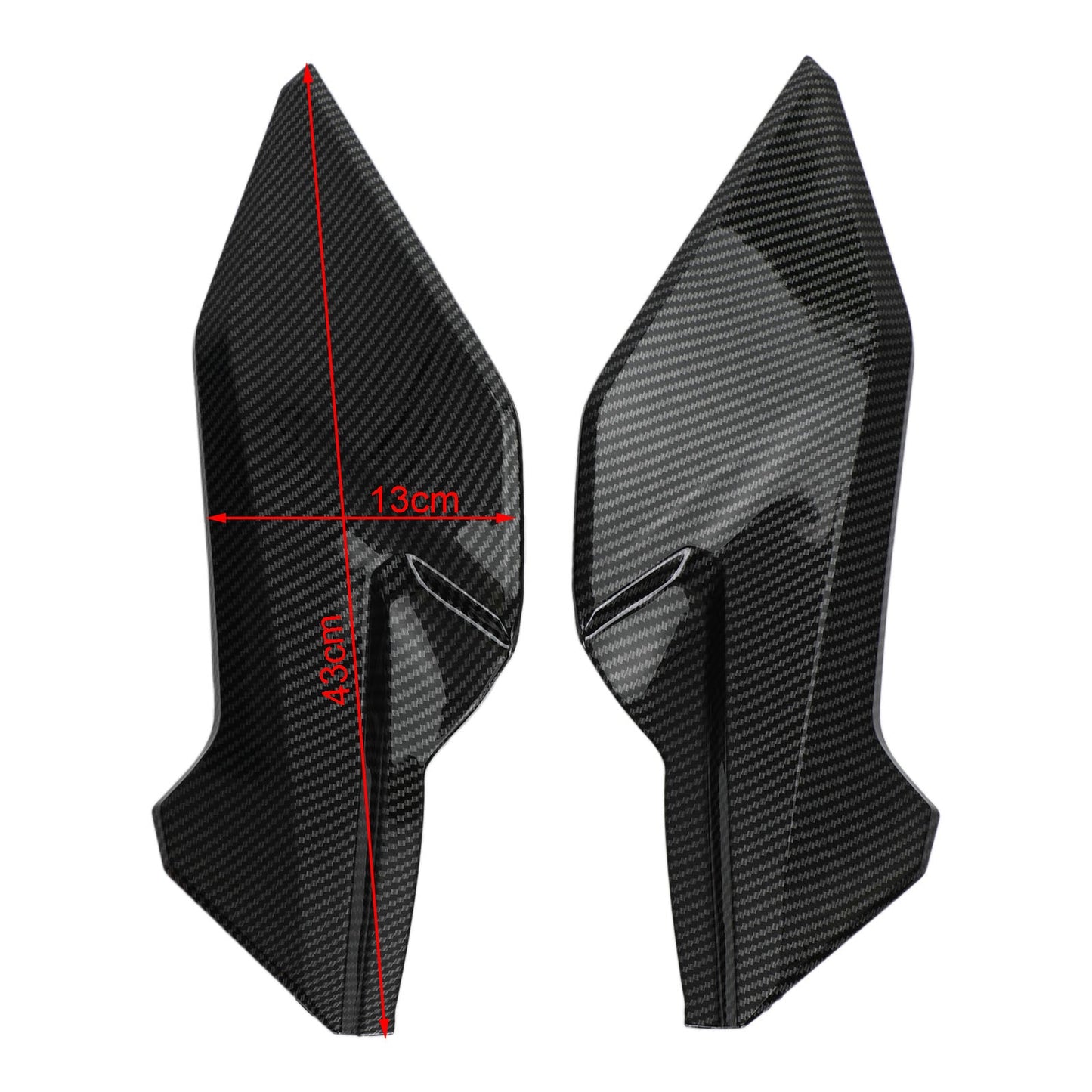 Gas Tank Side Cover Trim Panel Fairing For HONDA CBR500R 2019-2021 Carbon