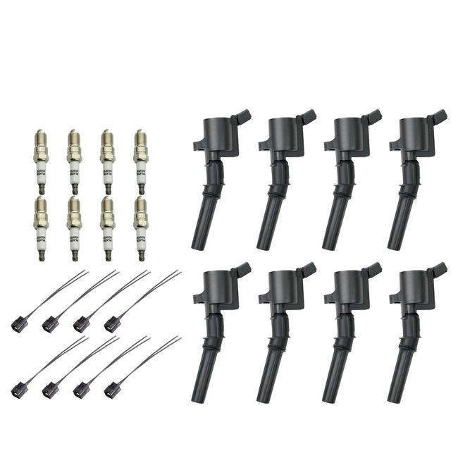 2007-2008 Ford Explorer Sport Trac4.6L V8 8X lgnition Coil +Spark Plug+Connector FD508 DG511 Fedex Express