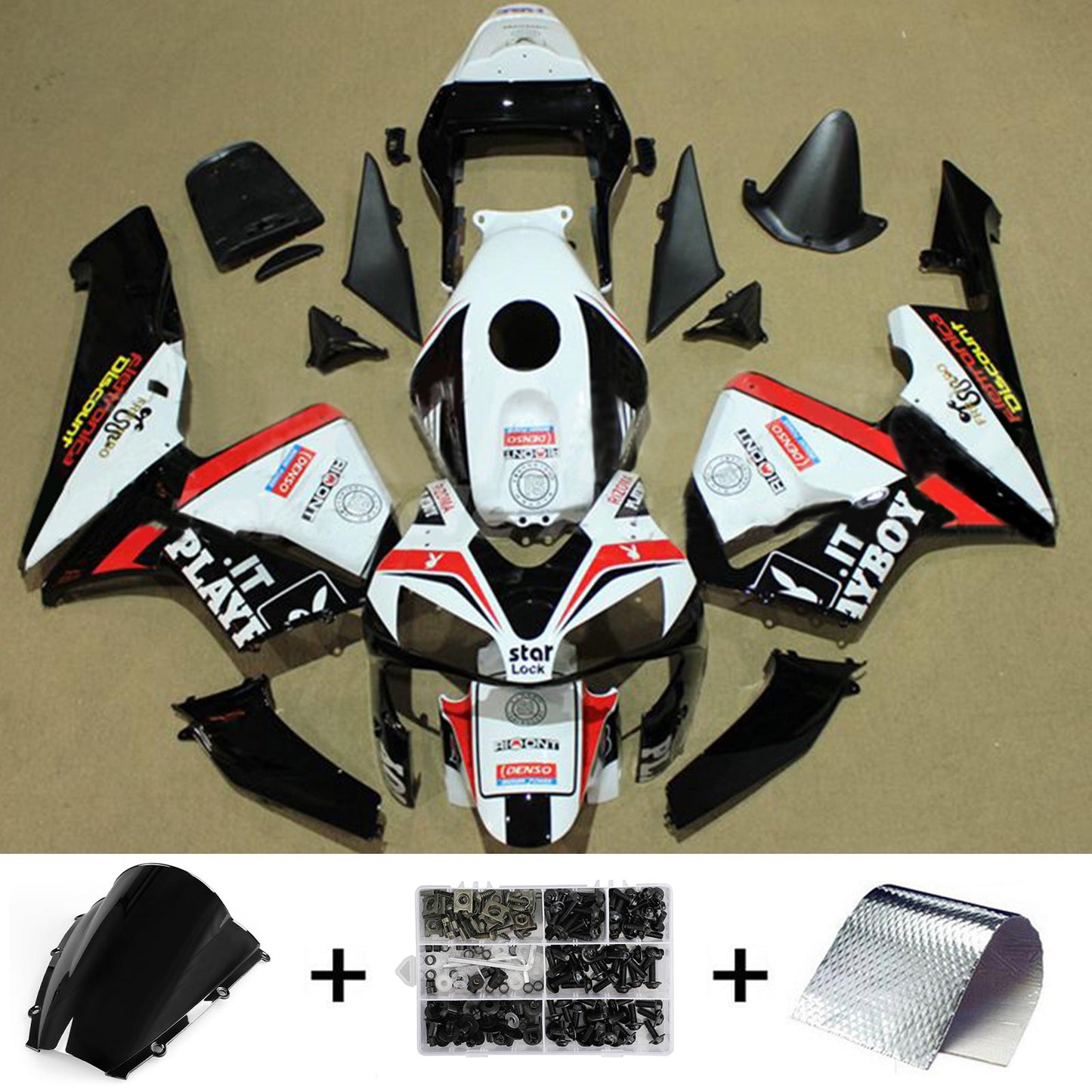 2003-2004 Honda CBR600RR F5 Injection Fairing Kit Bodywork Plastic ABS#217