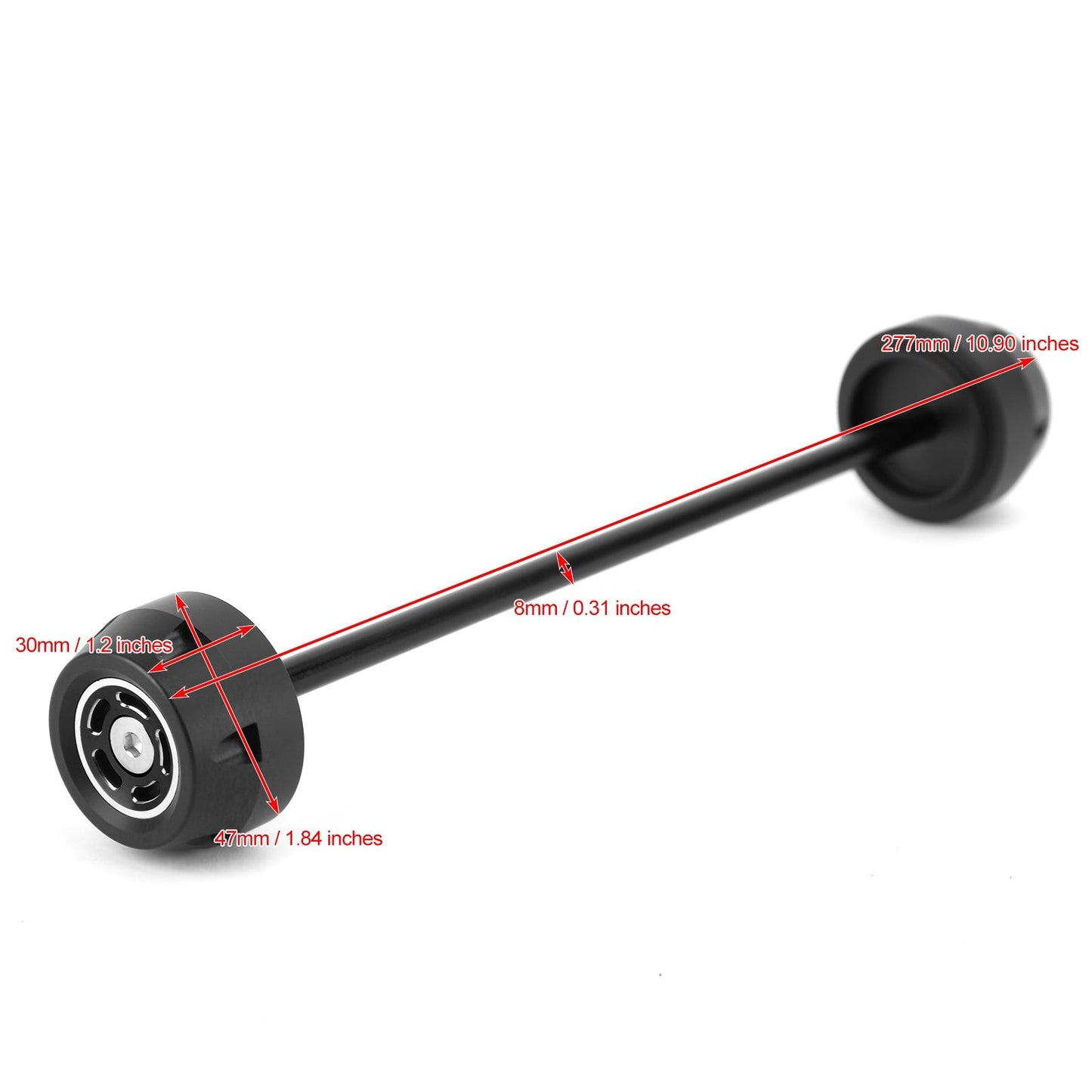 FRONT + REAR Axle Fork Wheel Slider Black Fit for BMW F900 R / F900 XR 2020