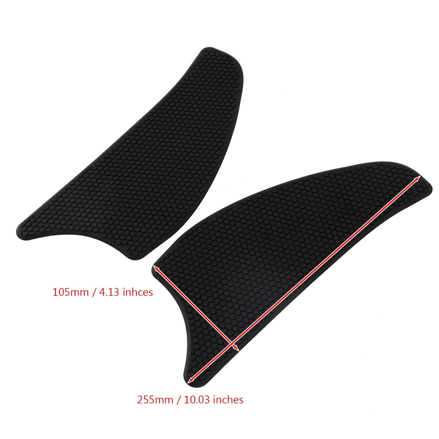 2x Side Tank Traction Grips Pads Fit for Kawasaki Versys 1000 KLZ1000 2015-2019