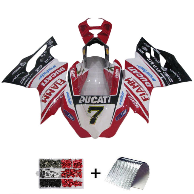 2012-2015 Ducati 1199 899 Injection Fairing Kit Bodywork Plastic ABS#113