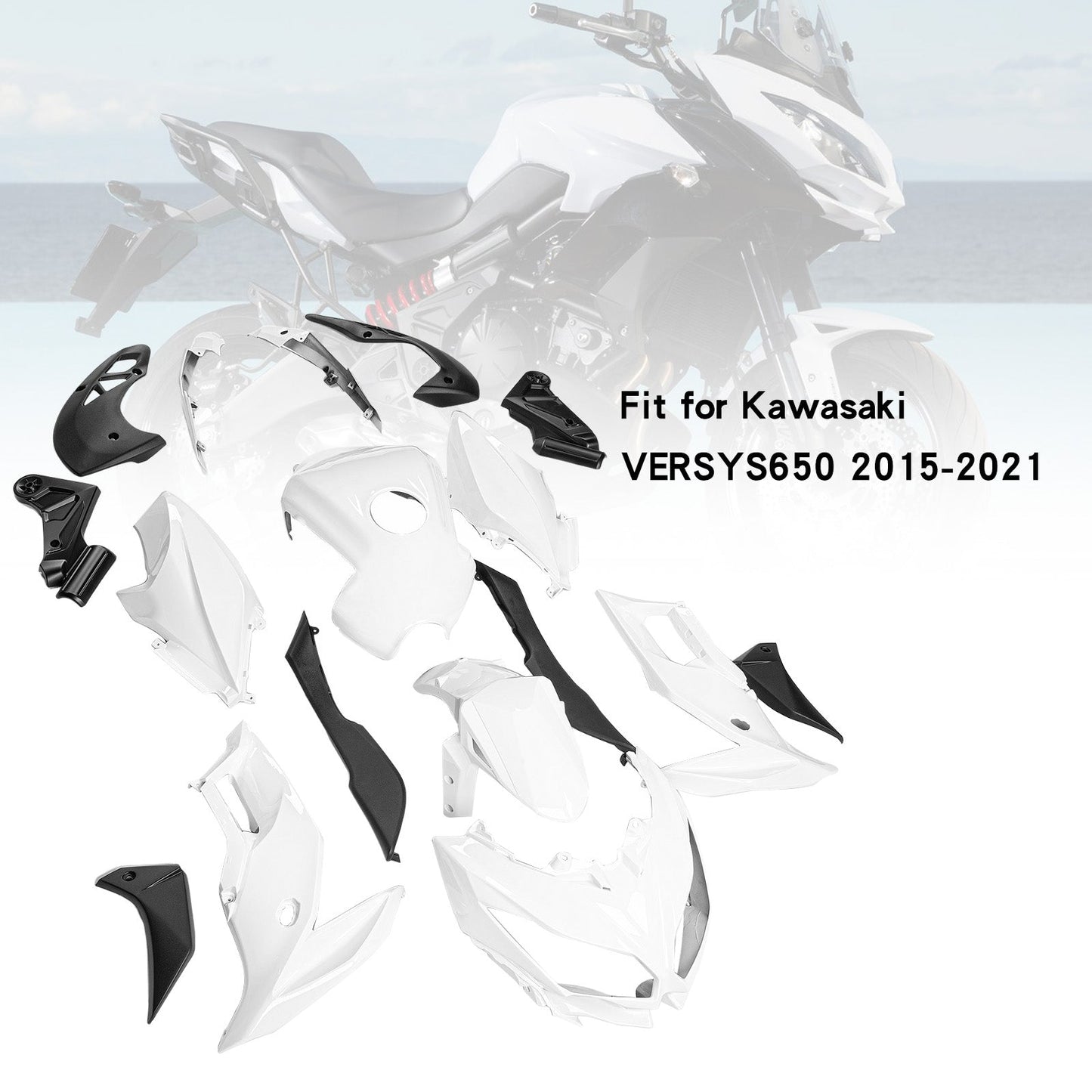2015-2021 Kawasaki VERSYS650 Fairing Kit Bodywork Plastic ABS