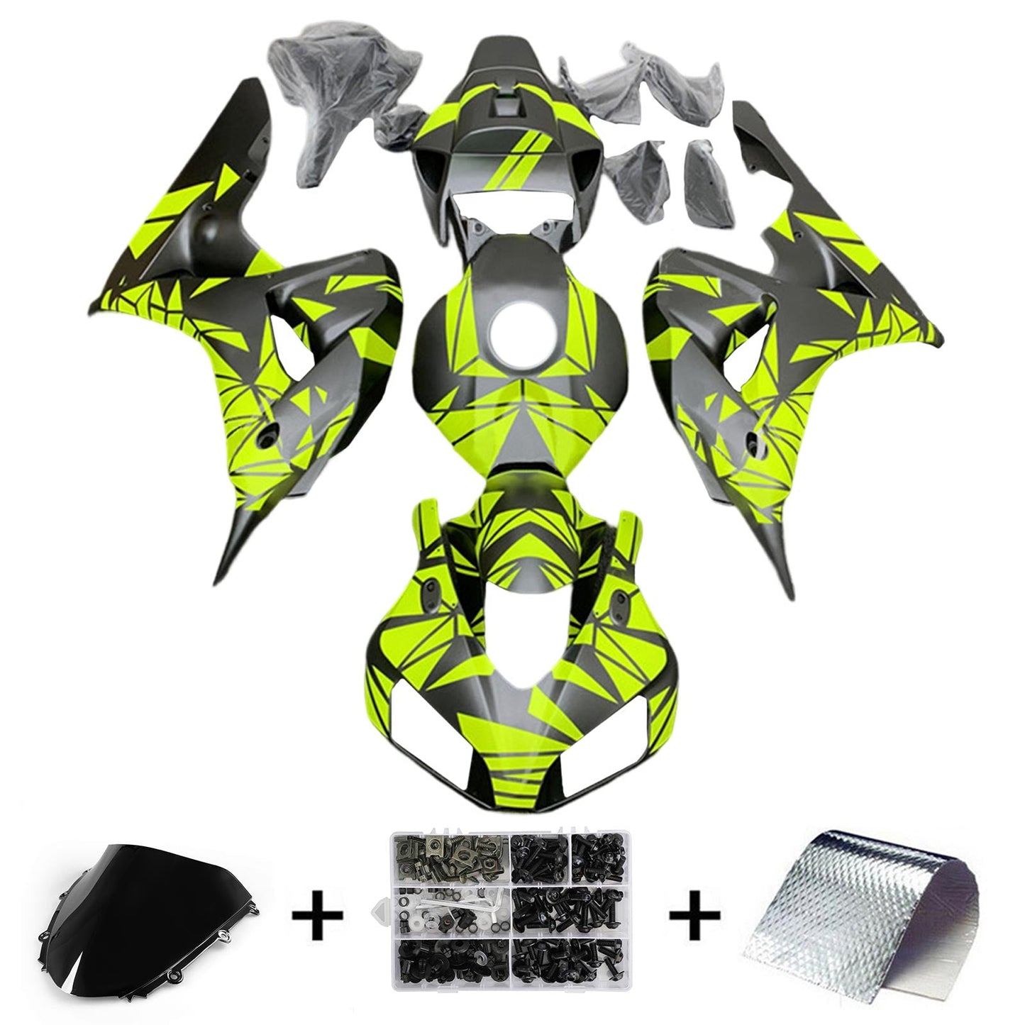 2006-2007 Honda CBR1000RR Fairing Kit Bodywork Plastic ABS