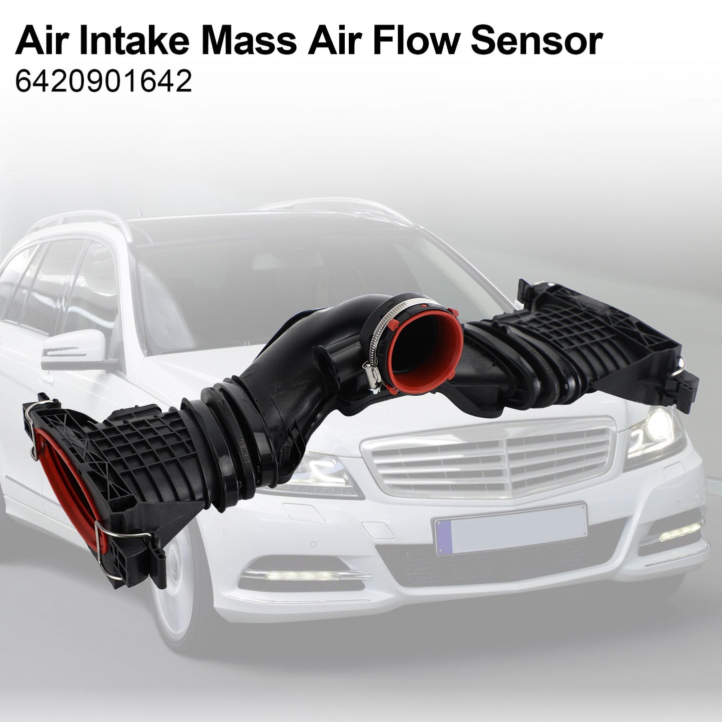4 Pin Air Intake Pipe Mass Air Flow Sensor For Mercedes C/E/M/R-Class A6420900142