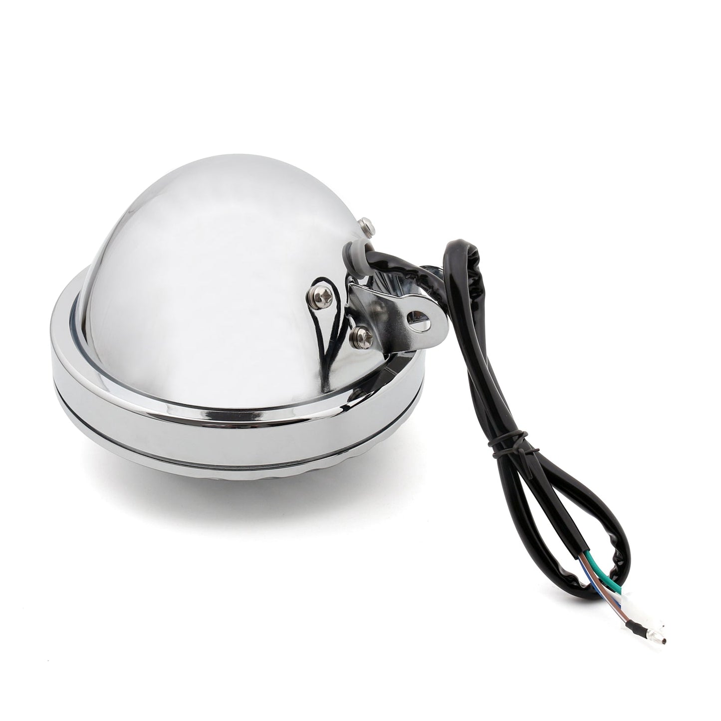 5 3/4" Headlight Headlamp w/ Grill Guard Chrome for Sportster XL883 XL1200 04-14
