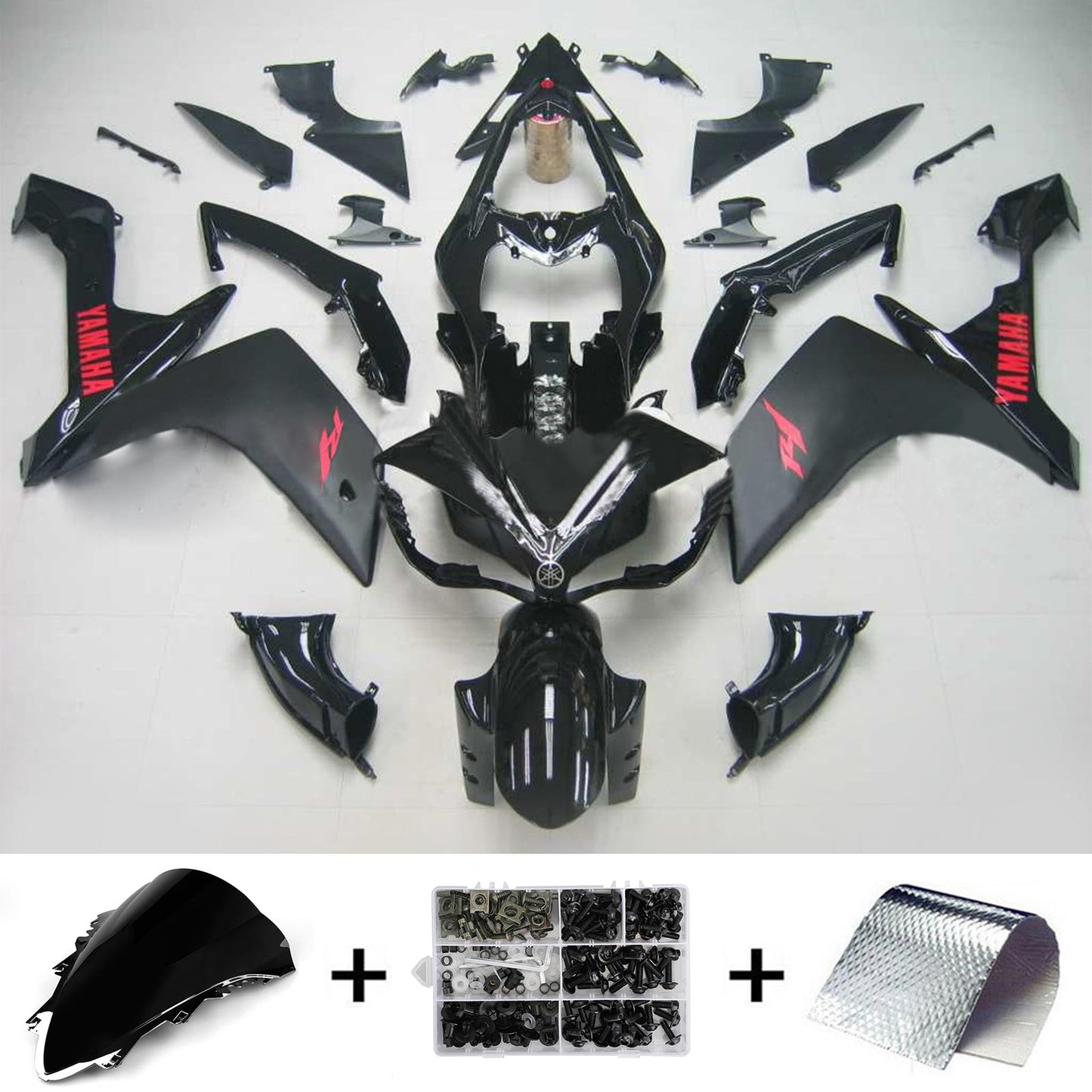 2007-2008 Yamaha YZF 1000 R1 Injection Fairing Kit Bodywork Plastic ABS #109