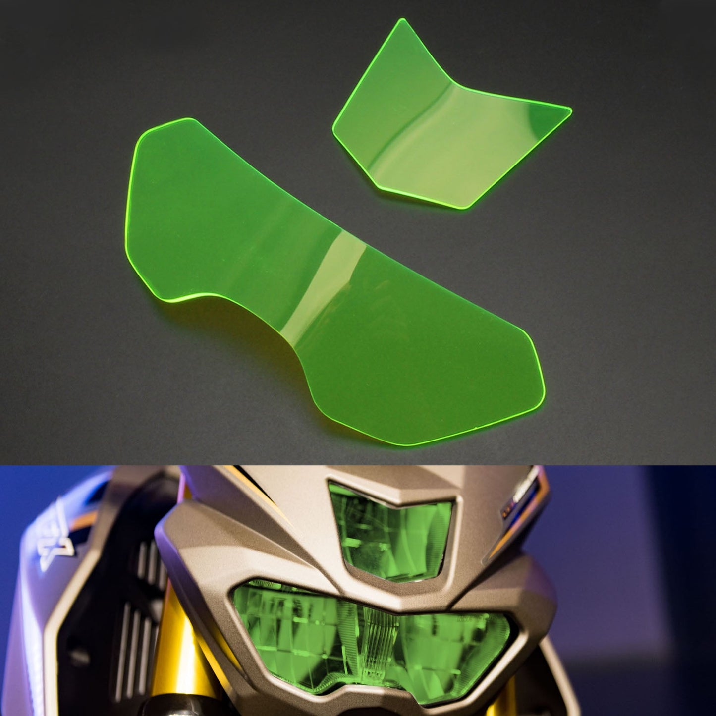 Front Headlight Lens Protection Cover Clear Fit For Yamaha Mt-15 M-Slaz 16-18