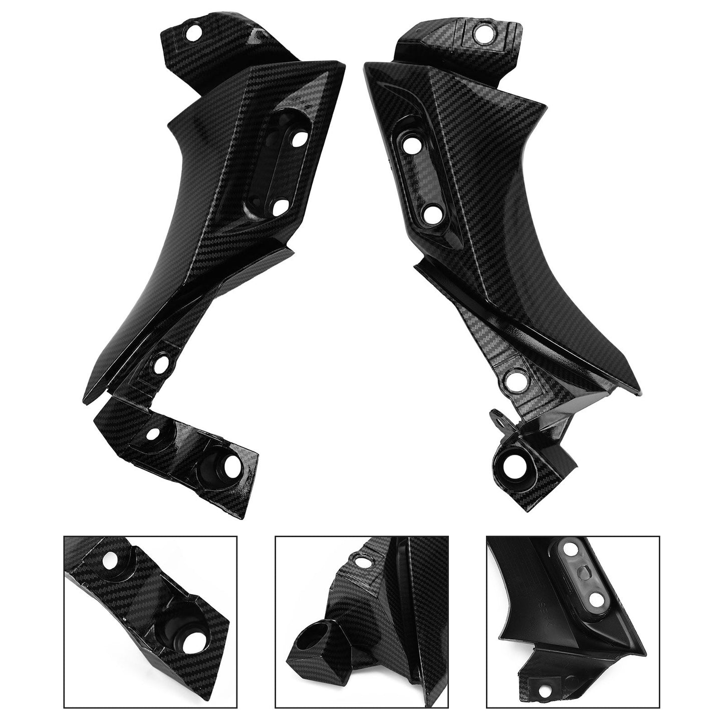 Side Frame Mid Cover Panel Fairing Cowl for Yamaha YZF R1 2004-2006 Carbon