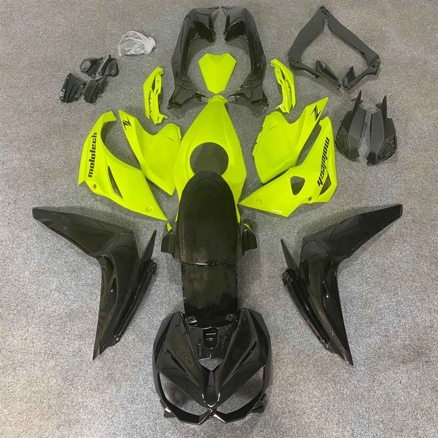 2014-2017 Kawasaki Z1000 Injection Fairing Kit Bodywork Plastic ABS#111