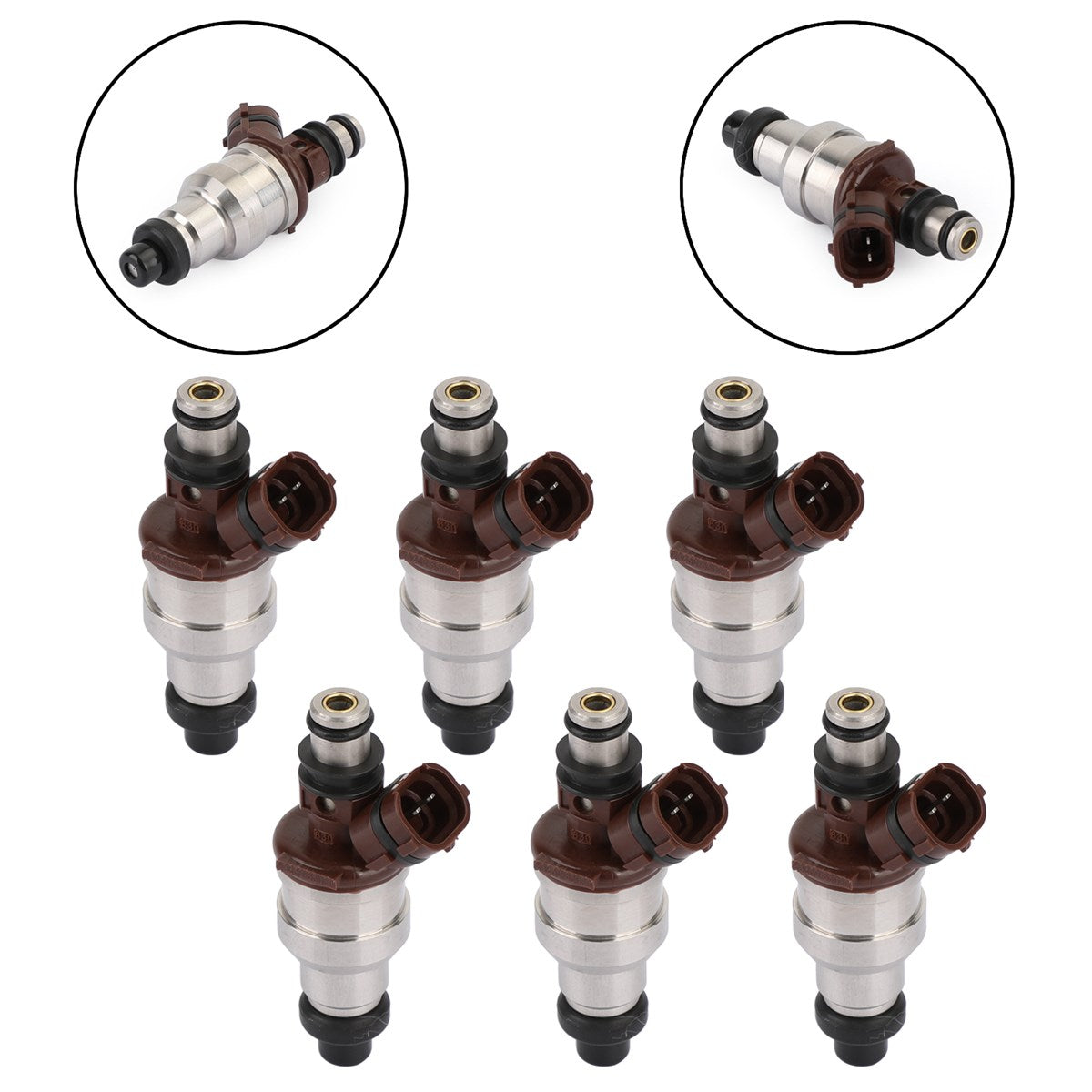 6pcs Fuel Injectors fit Toyota 4Runner Pickup 89-95 3VZE 3.0L V6 23209-65020