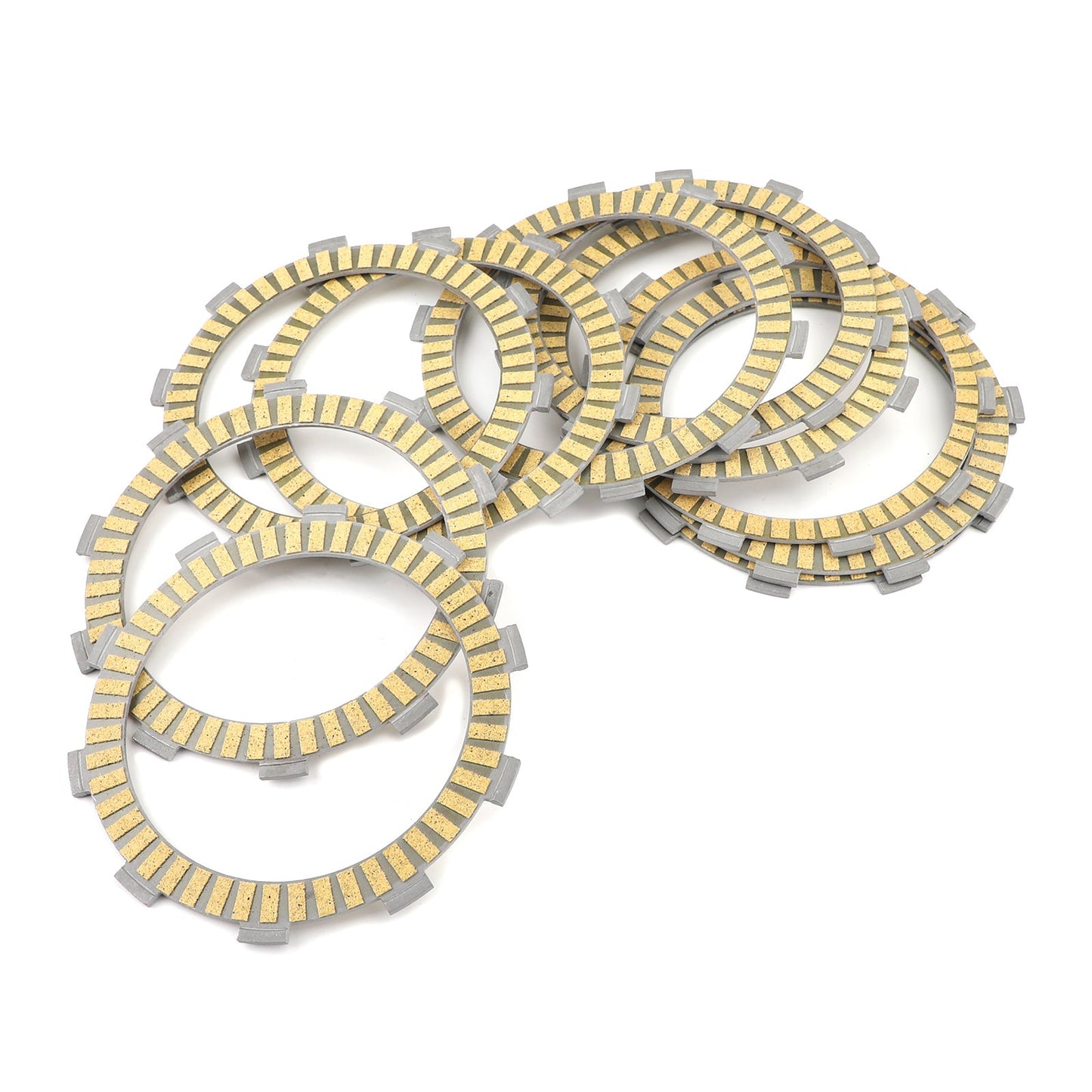 Clutch Plate Kit - Friction Plates For Suzuki GSF1200 Bandit 1200 1996-2005 GSF1200S Bandit S 1996-2006 GSR750 L1/L2/L3 2011-2014 GSXR750 T/V/W/X 1997-1999 TL1000 SV/SW 1997-1998 GS1200 SSK1/ZK1 (GV78A) 2001 GSX1200 FSW/FSX Inazuma 1998-1999