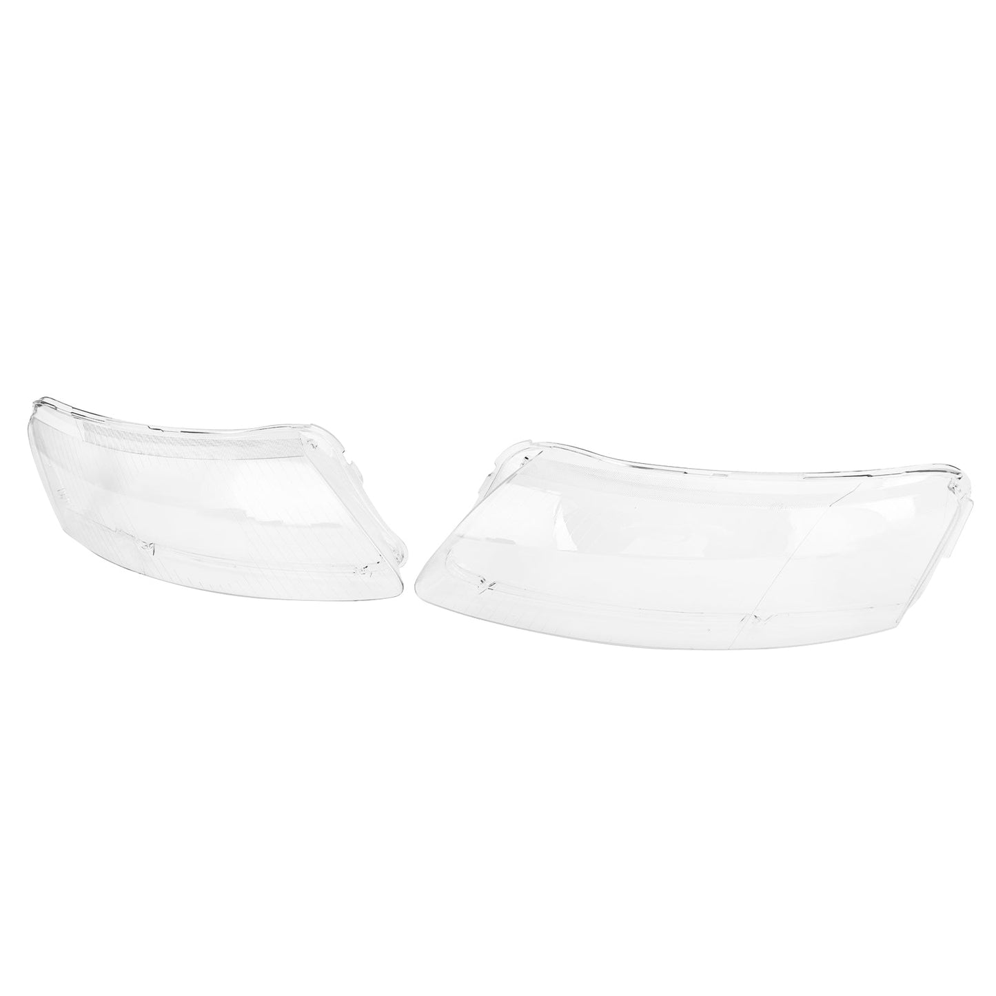 2006-2011 Audi A6 Left +Right Headlight Lens Plastic Cover Shell 4F0941003/04 Fedex Express