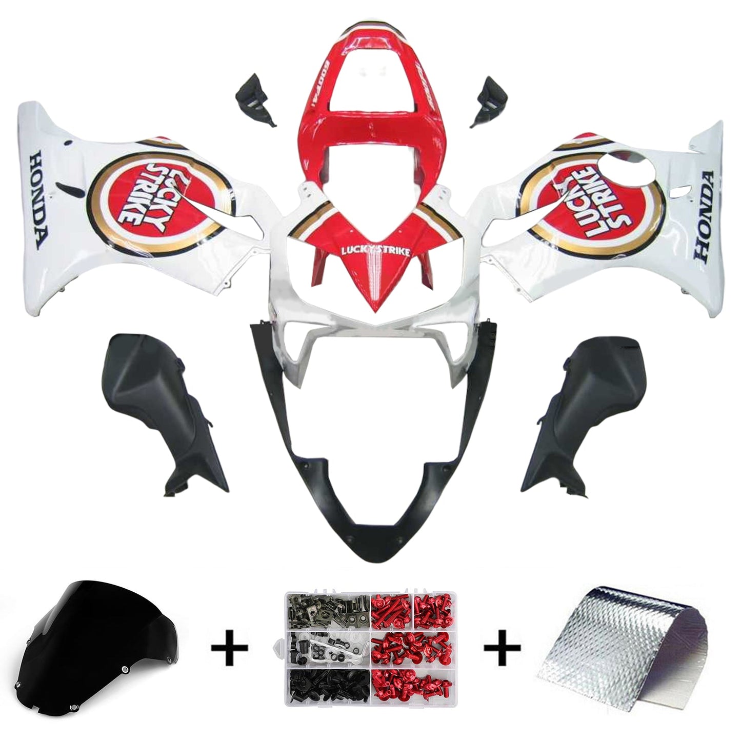 2001-2003 Honda CBR600 F4i Injection Fairing Kit Bodywork Plastic ABS #110