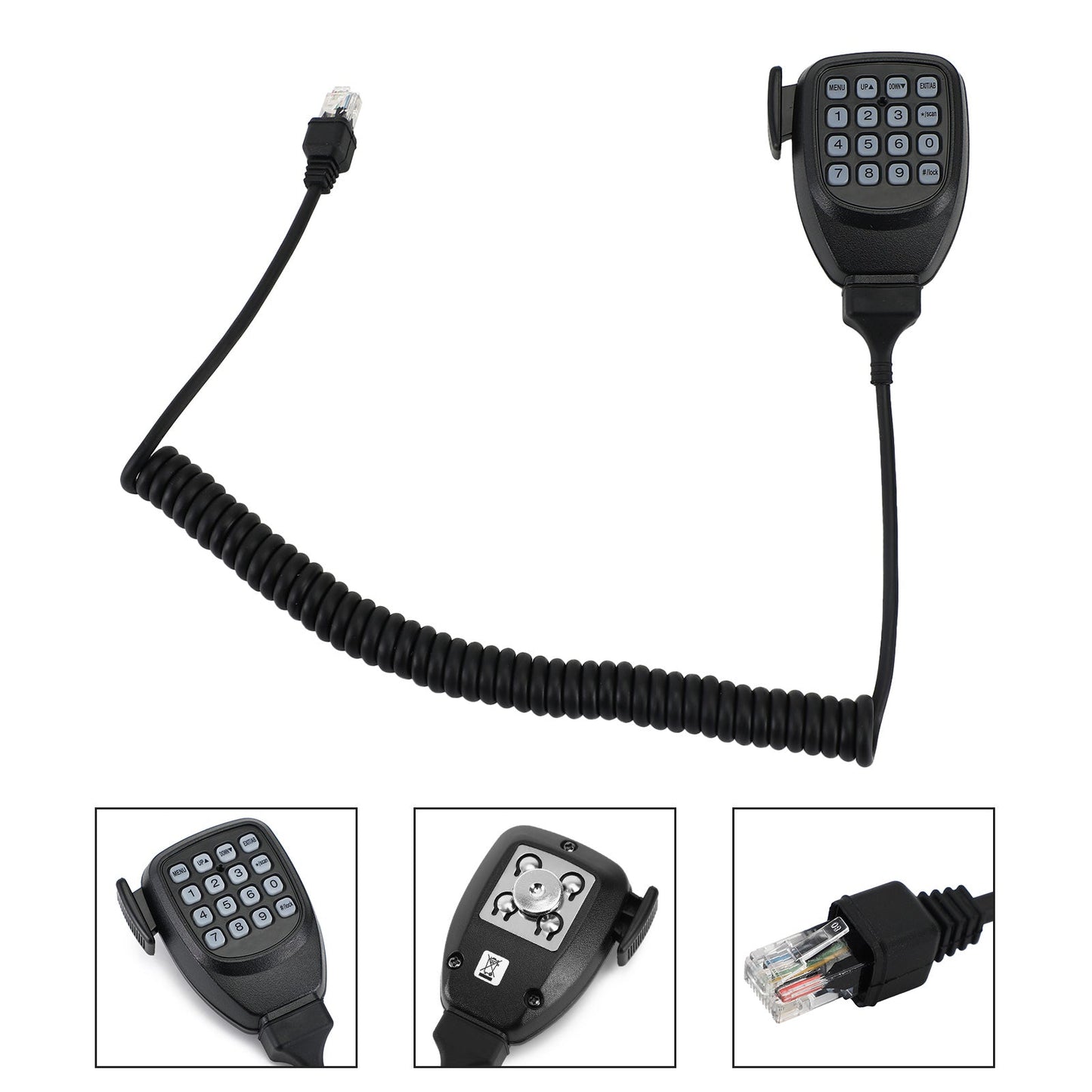 Speaker Microphone 8 Pin Dtmf Remote Speaker Microphone For Kt8900 Kt-UV980