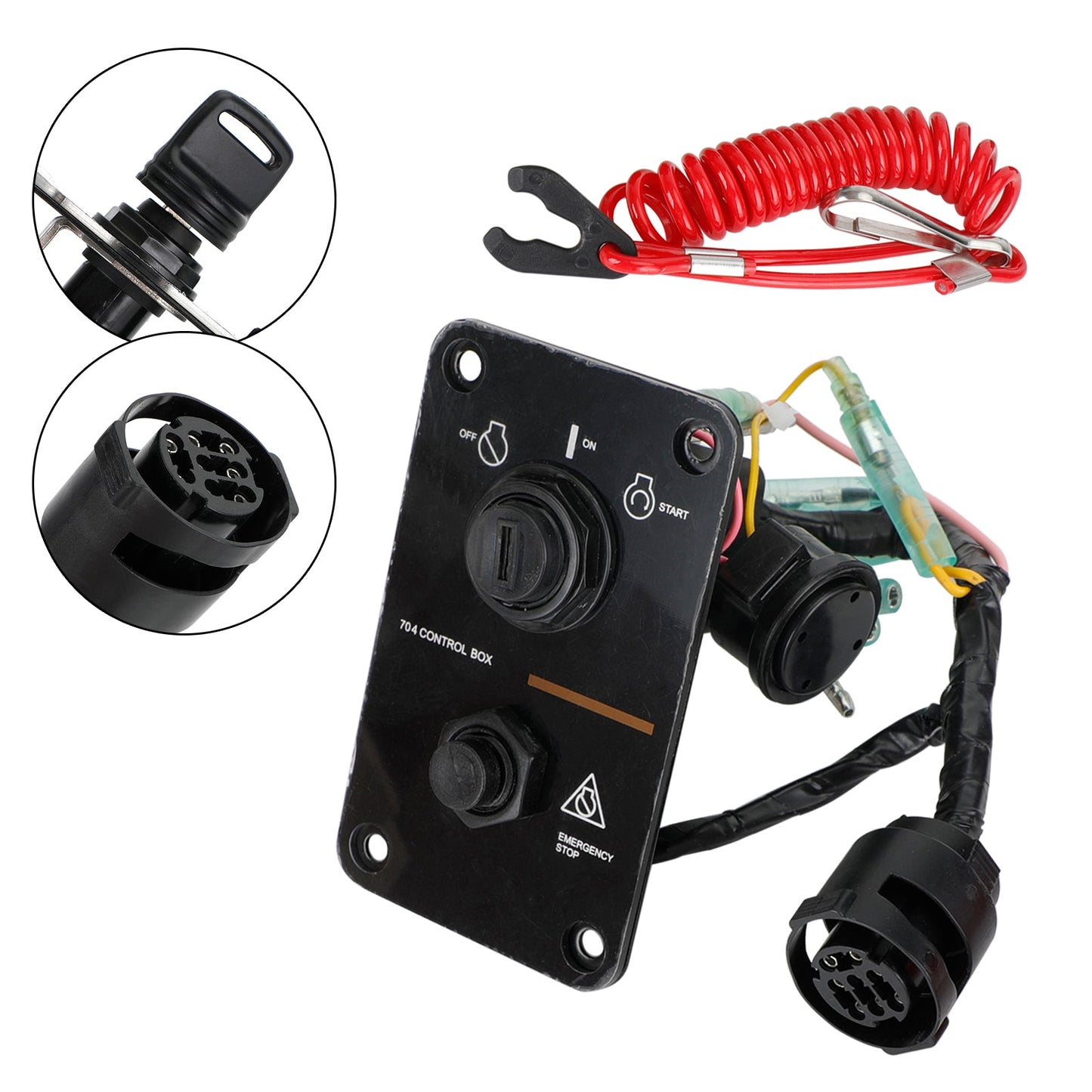 Single Engine Switch Panel fit for Yamaha Outboard Motors 704-82570-08-00