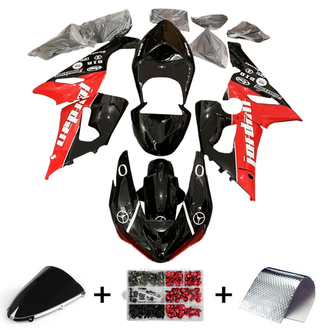 2005-2006 Kawasaki ZX6R 636 Fairing Kit Bodywork Plastic ABS