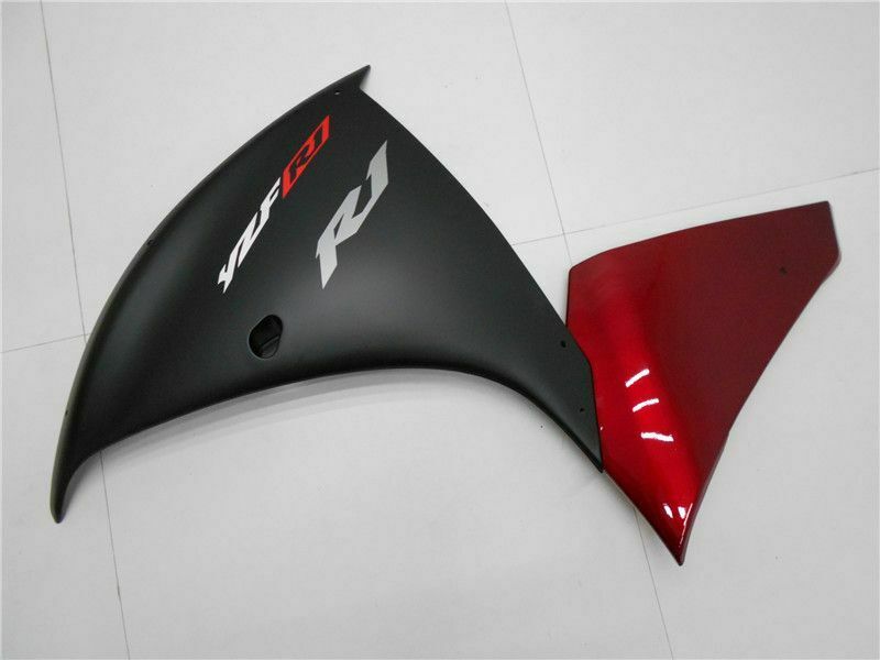 2009-2011 Yamaha YZF R1 Amotopart Fairing Red Black Kit