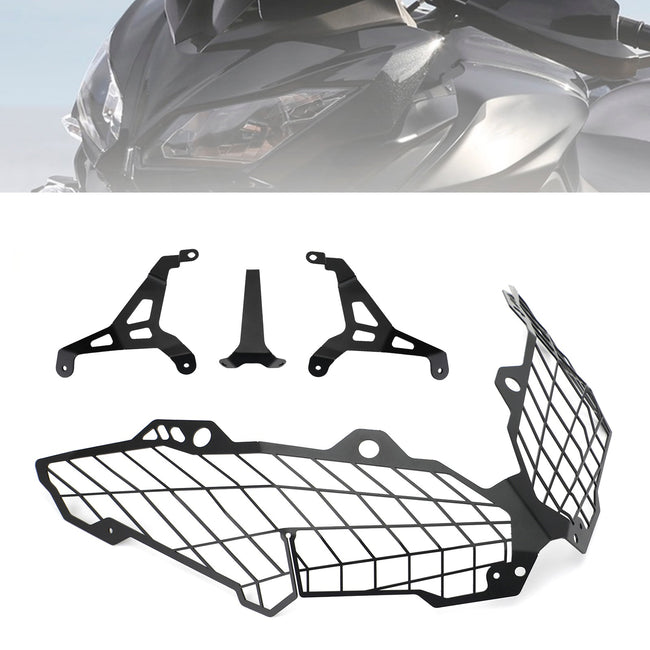 2015-2020 Kawasaki Versys 650 Headlight Guard Front Light Cover Black