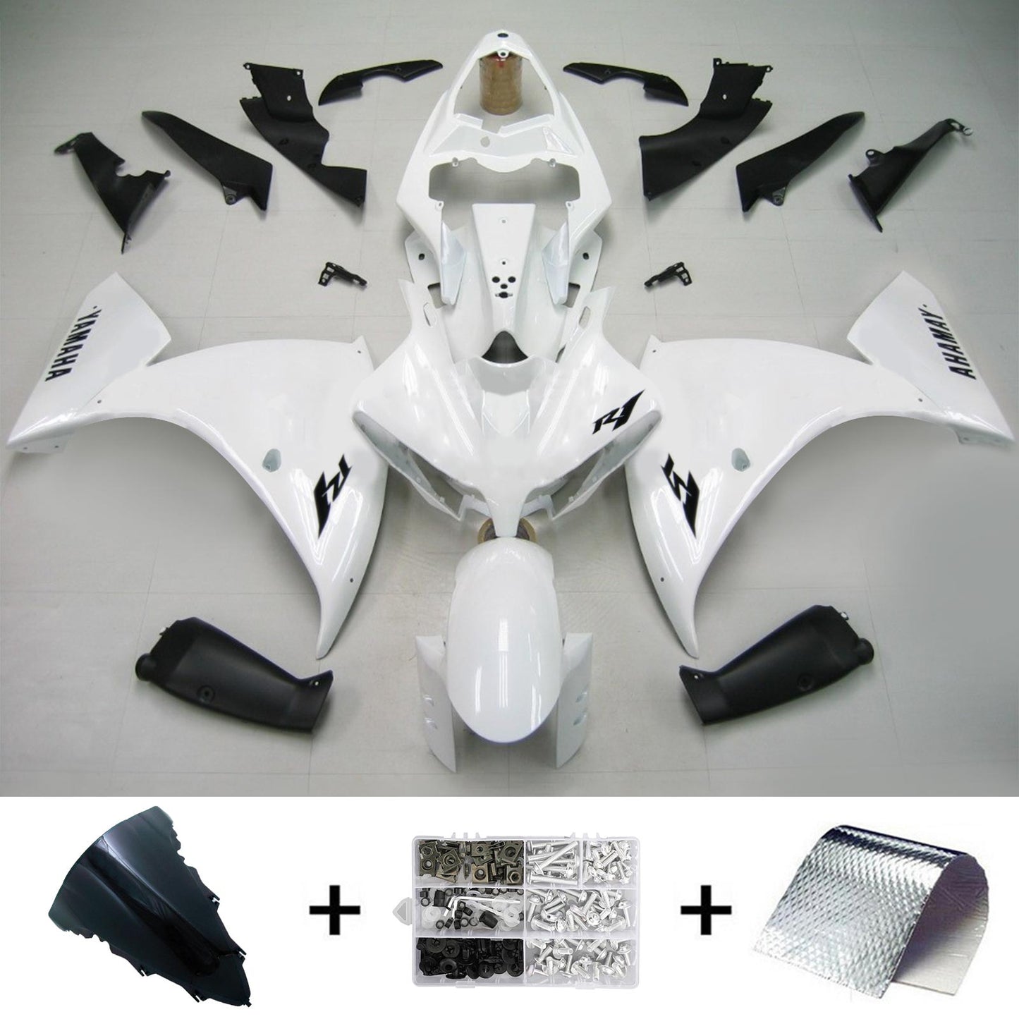 2012-2014 Yamaha YZF 1000 R1 Injection Fairing Kit Bodywork Plastic ABS #130