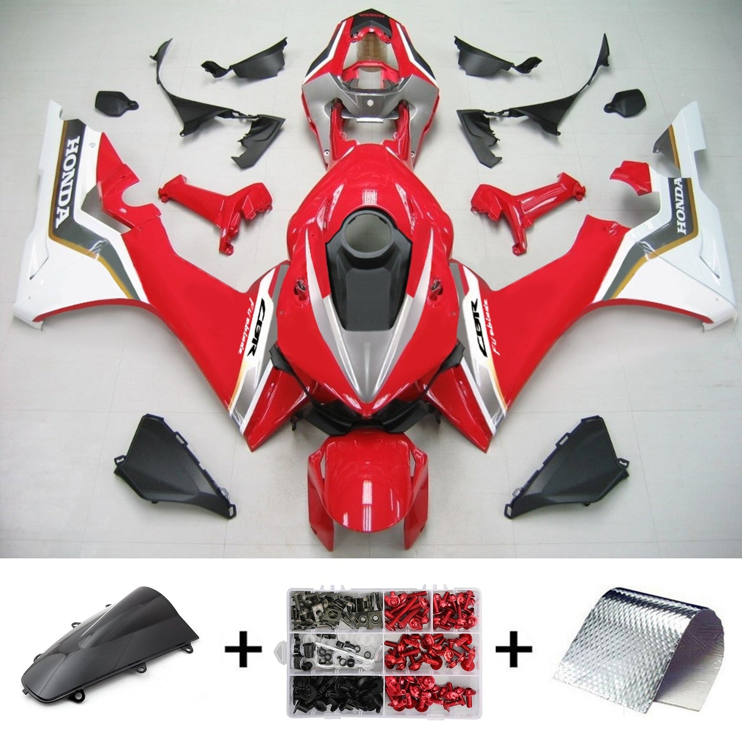 2017-2023 Honda CBR1000RR Amotopart Injection Fairing Kit Bodywork Plastic ABS #101