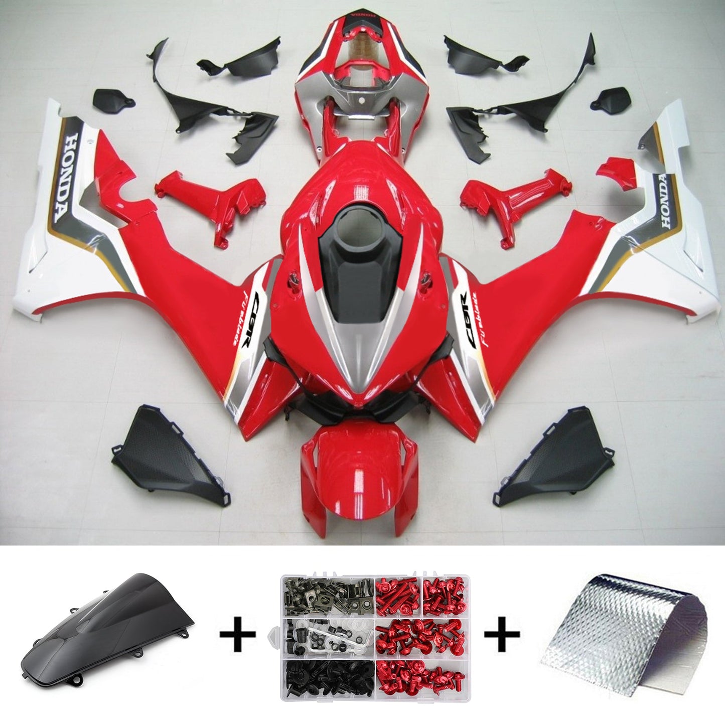 2020-2022 Honda CBR1000RR-R Amotopart Injection Fairing Kit Bodywork Plastic ABS #112