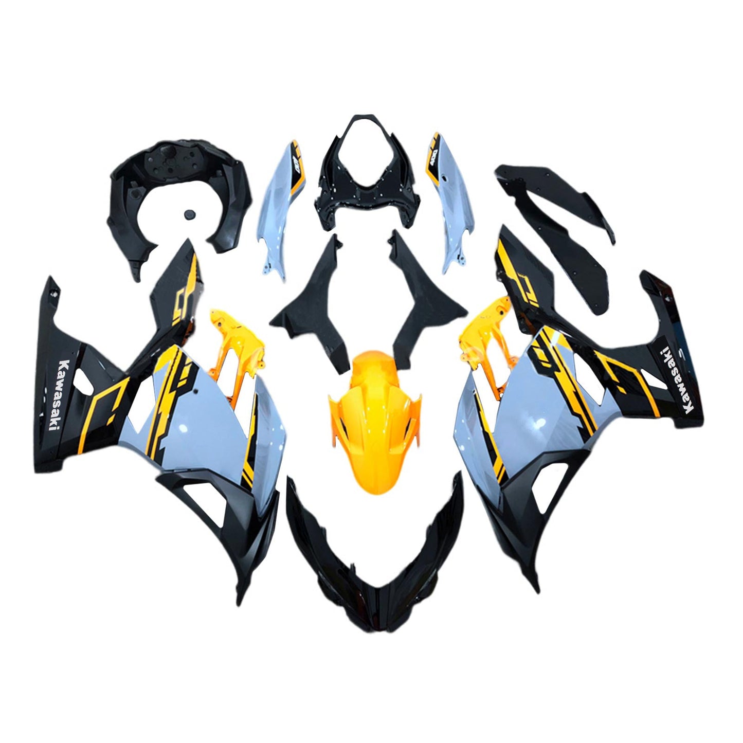 2018-2023=4 Kawasaki EX400 Ninja400 Fairing Kit Bodywork Plastic ABS