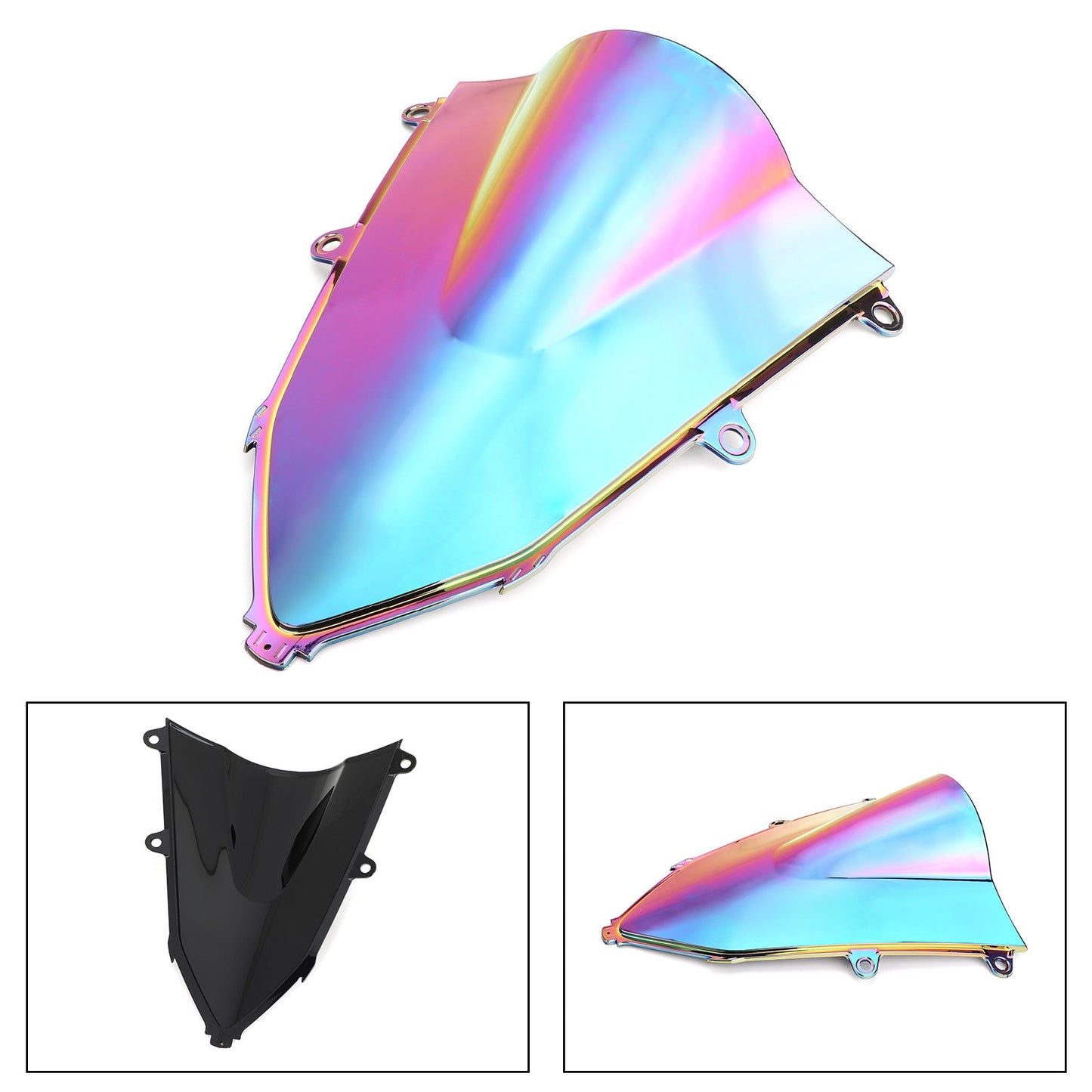 1x ABS Motorcycle Windshield Windscreen For Honda CBR650R CBR 650 R 2019-2022