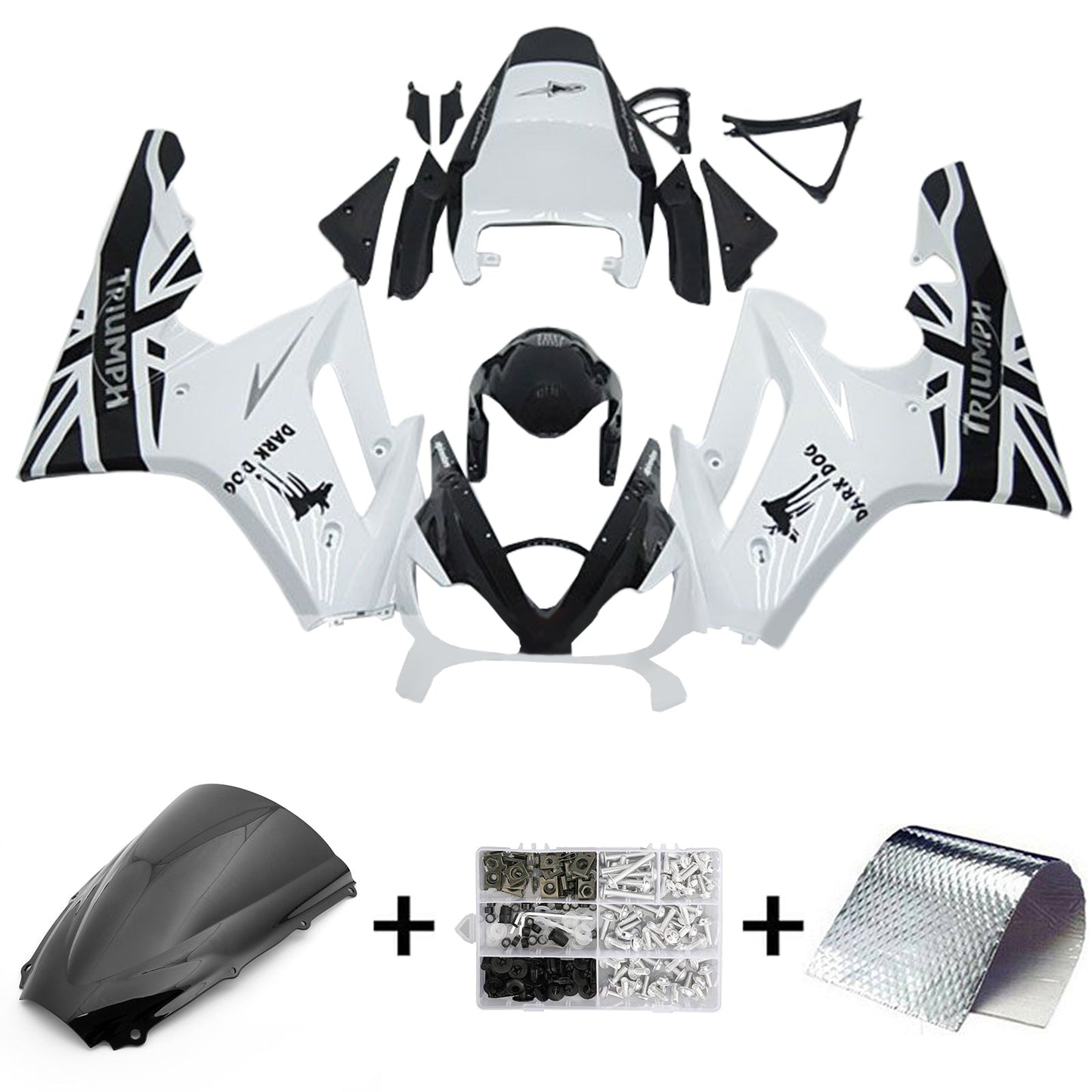 2006-2008 Triumph Daytona 675 Fairing Kit Bodywork Plastic ABS