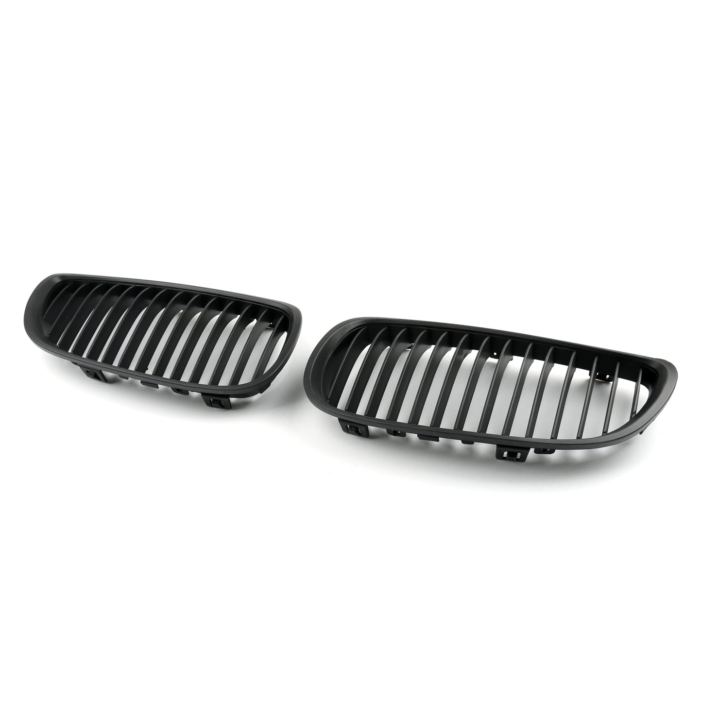 Pair Matt Black Kidney Tuning Grilles For BMW E92 E93 2DR LCI 2006-2009