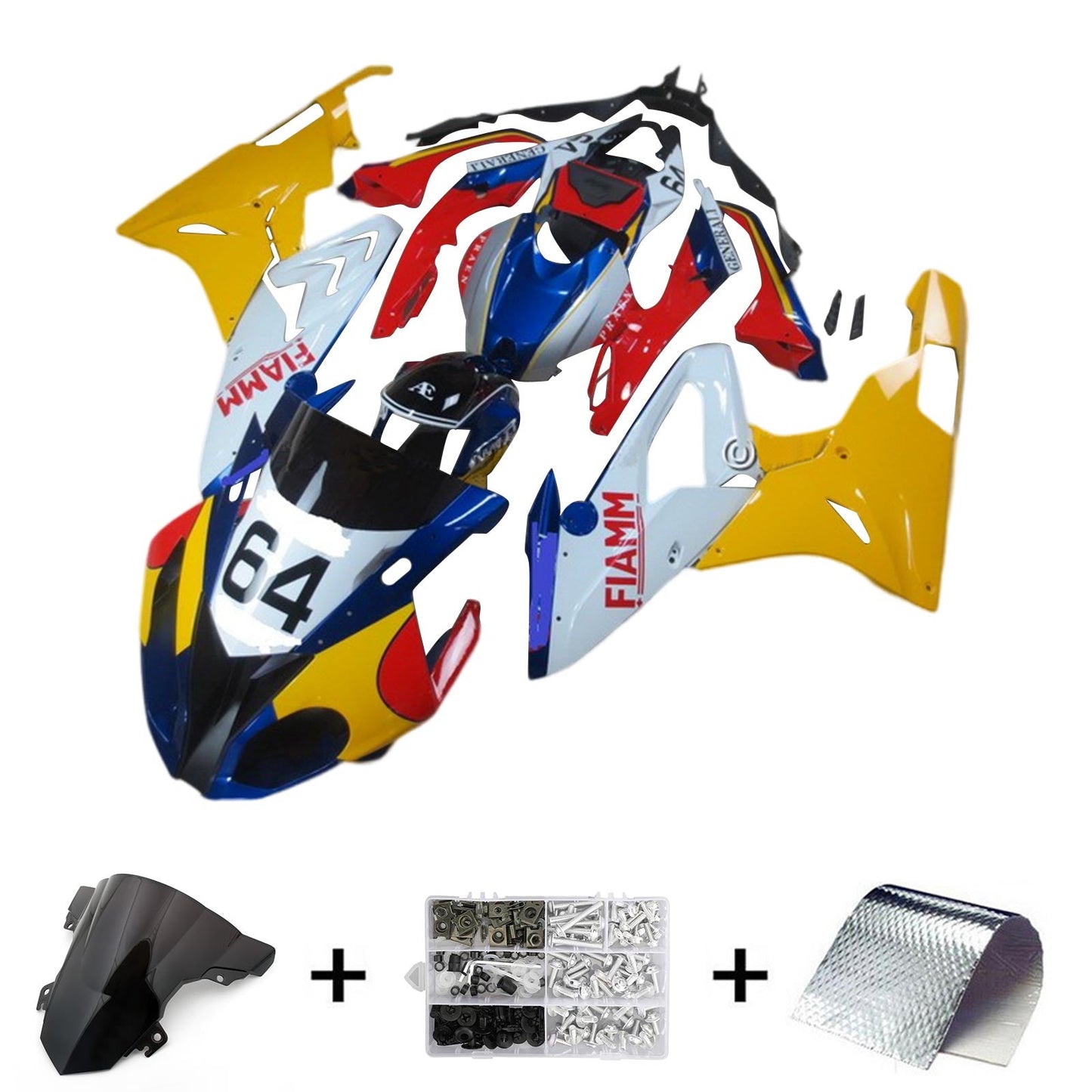 2015-2016 BMW S1000RR Fairing Kit Bodywork Plastic ABS