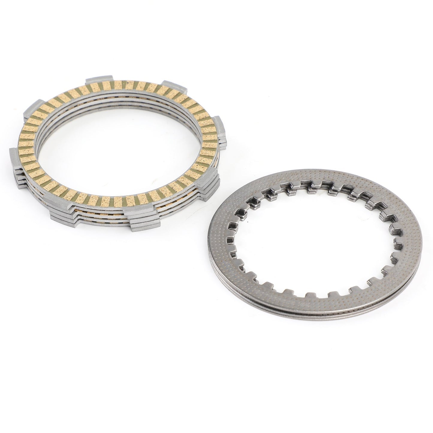 Clutch Plate Kit - Friction & Steel Plates For Honda CR80 CR85R CR85RB CB100 N CB125 CLR125 City Fly SL100 SL125 CL125