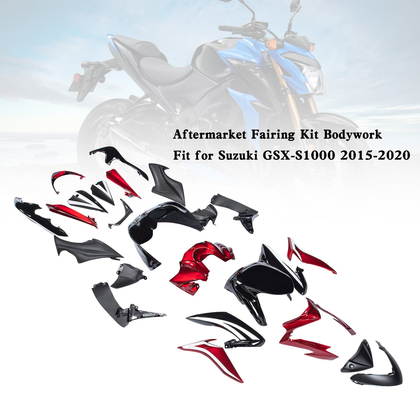 2015-2020 Suzuki GSX-S 1000 Plastic Bodywork Fairing Kit