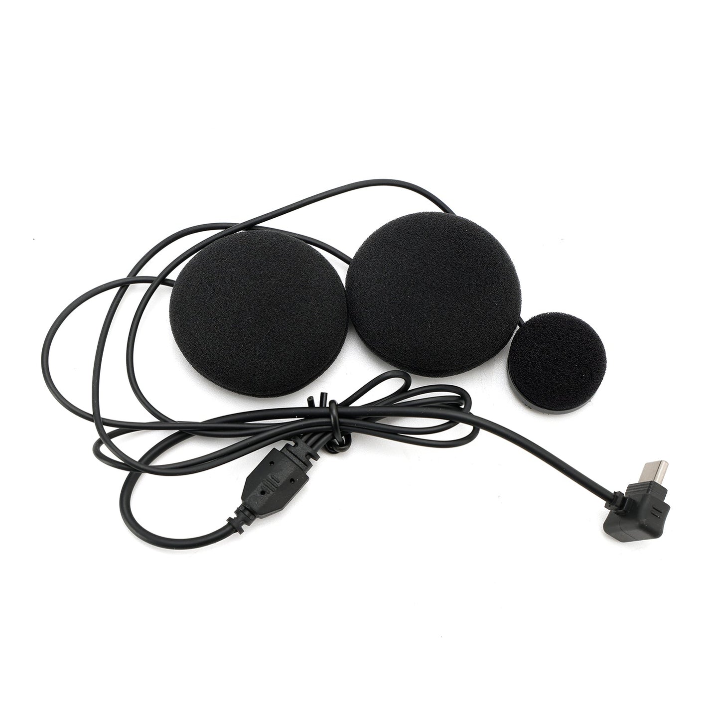 Universal Speaker Player Helmet Bluetooth Earphone Headset Black For Motorcycle