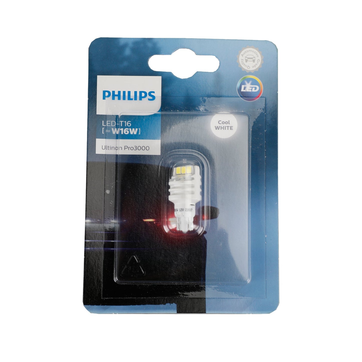 For Philips 11067U30CWB1 Ultinon Pro3000 LED Auxiliary Light W16W 12V W2.1x9.5d