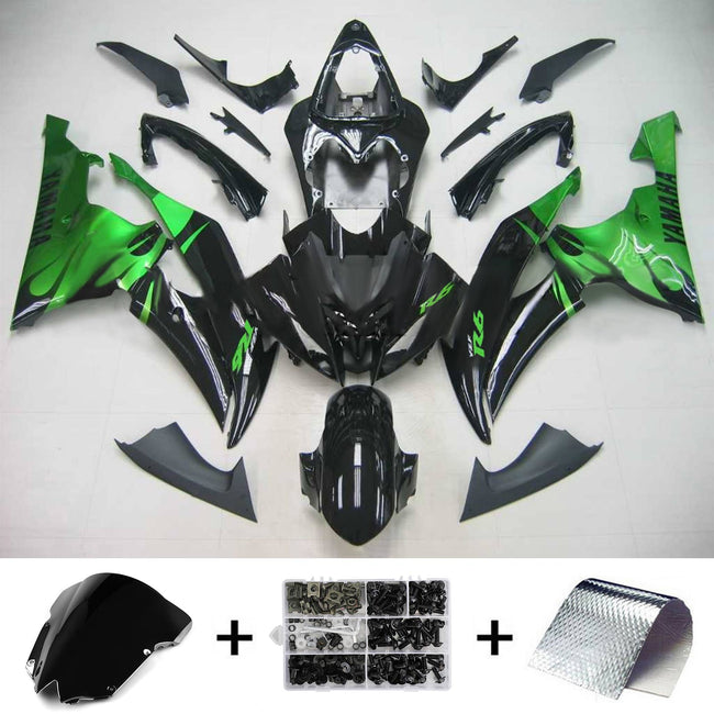 2008-2016 Yamaha YZF 600 R6 Injection Fairing Kit Bodywork Plastic ABS #131