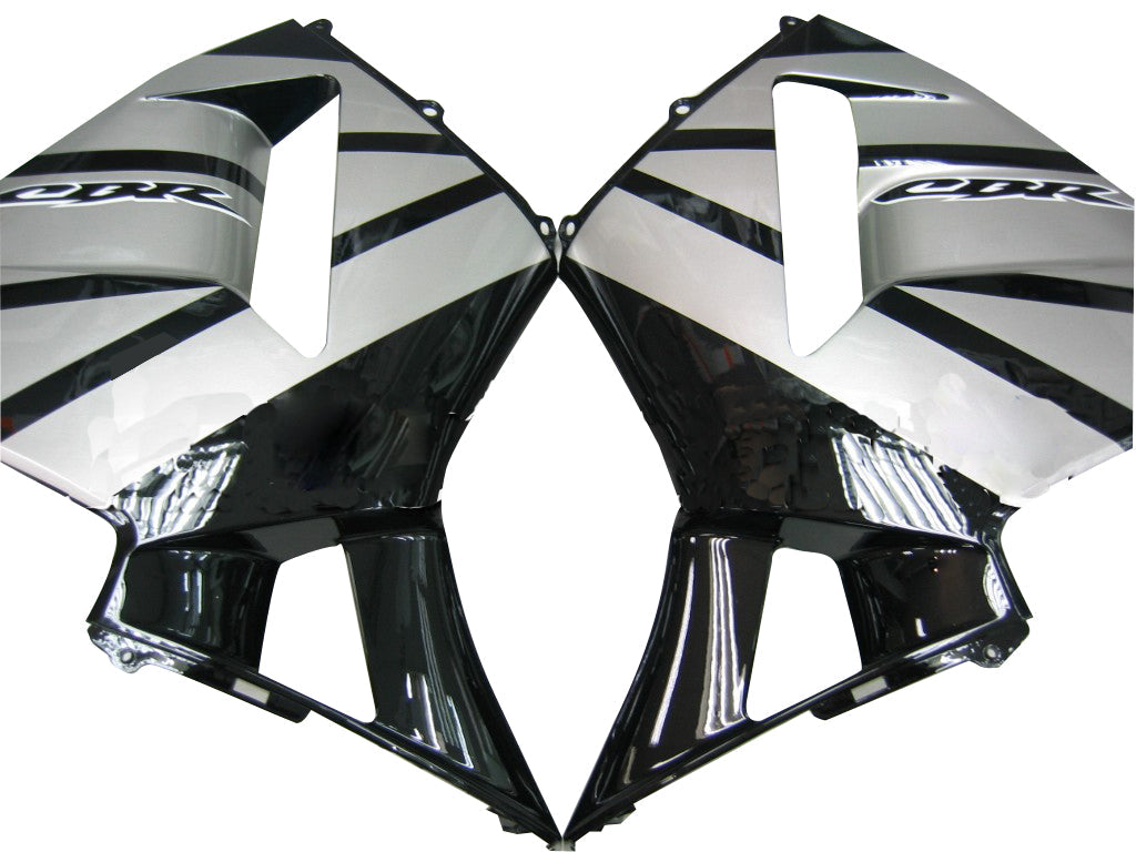 2005-2006 Honda CBR 600 RR Amotopart Fairings Black & Silver CBR Honda Racing Customs Fairing