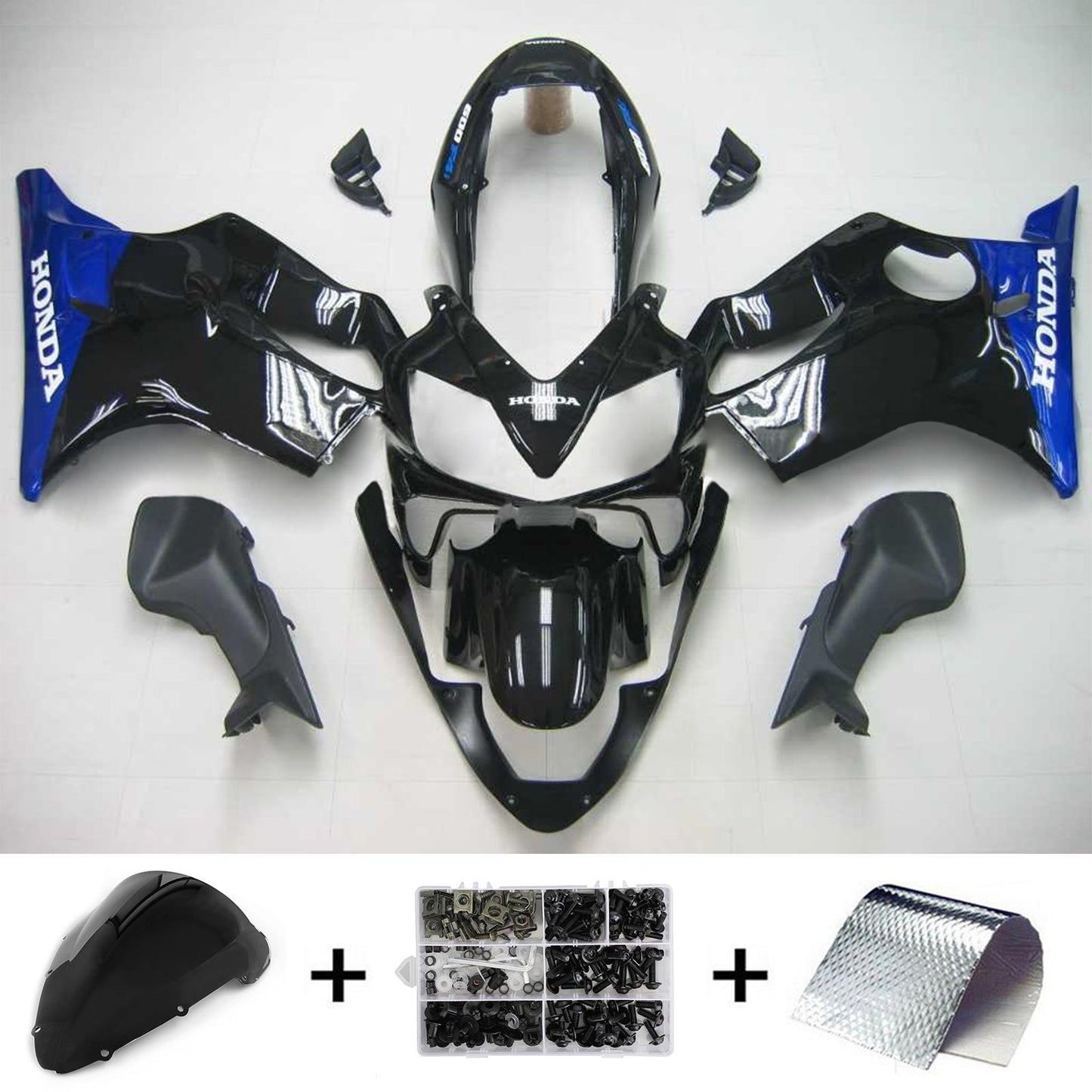 2004-2007 Honda CBR600 F4i Amotopart Injection Fairing Kit Bodywork Plastic ABS #108