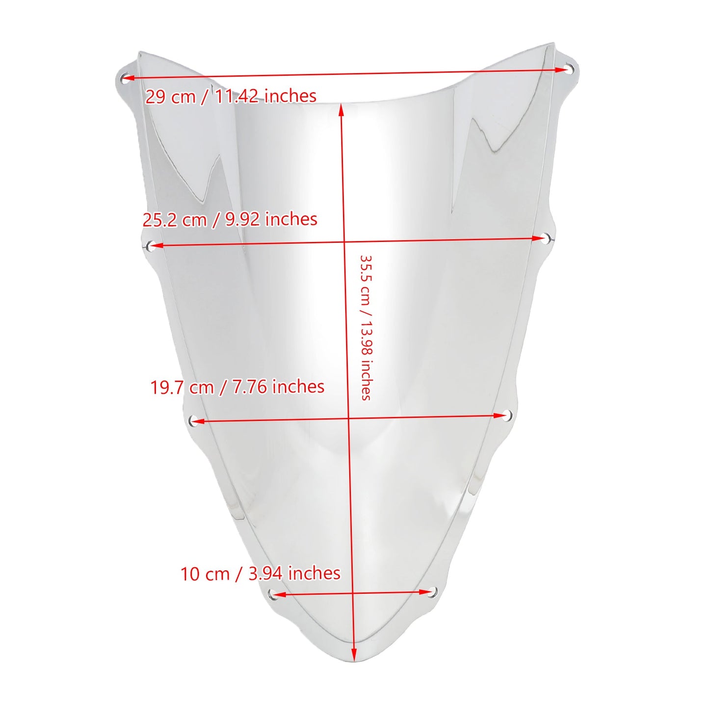 ABS Plastic Motorcycle Windshield WindScreen for Ducati 1299 2015-2020