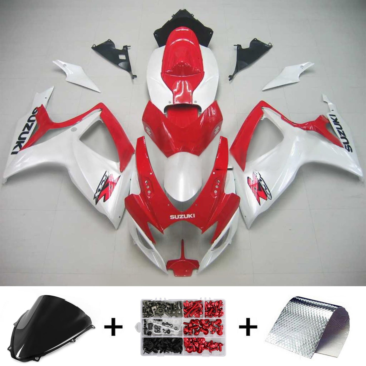 2006-2007 Suzuki GSXR 600/750 K6 Amotopart Injection Fairing Kit Bodywork Plastic ABS #162