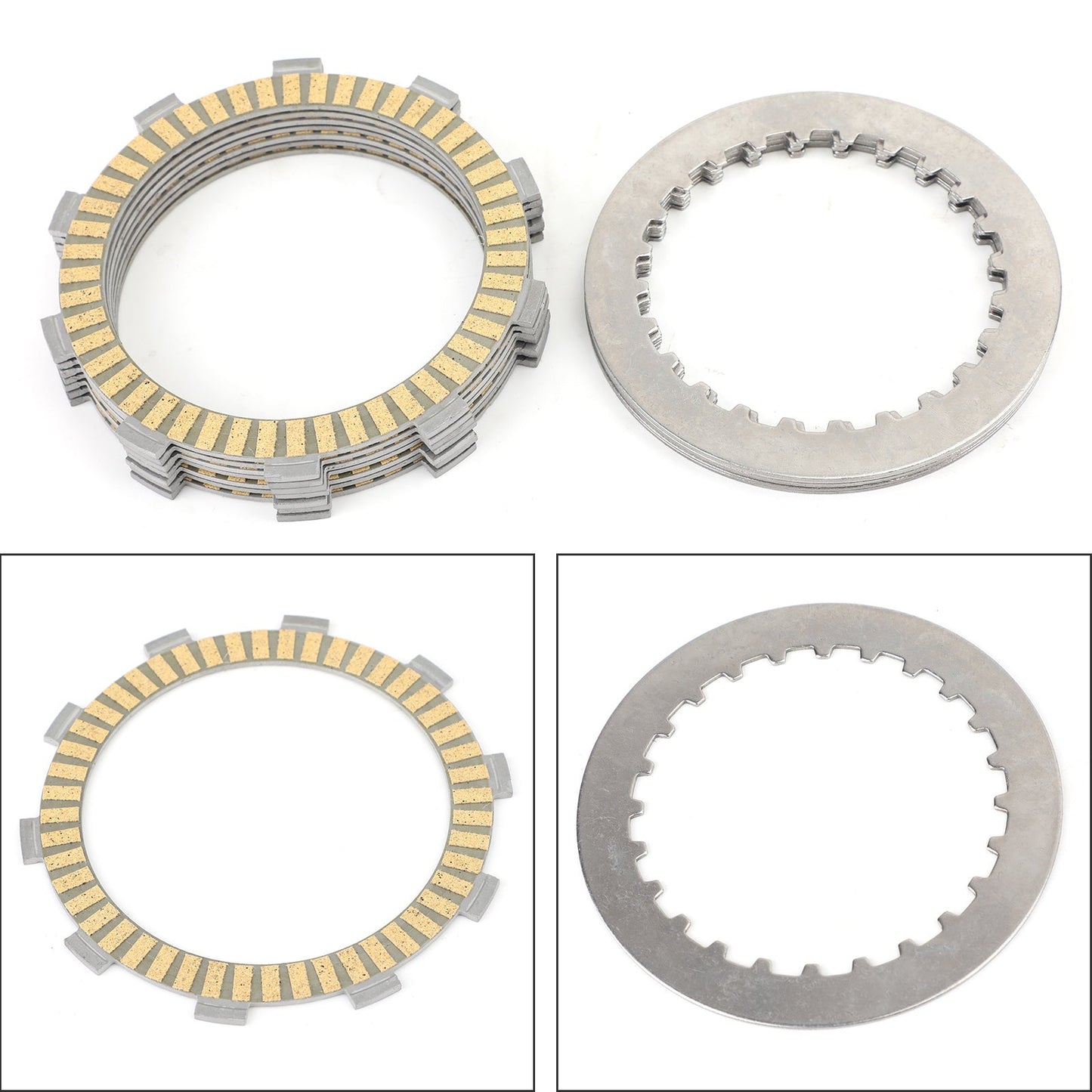 Clutch Plate Kit - Friction & Steel Plates For Honda ATV TRX420TM/FM FourTrax TRX500