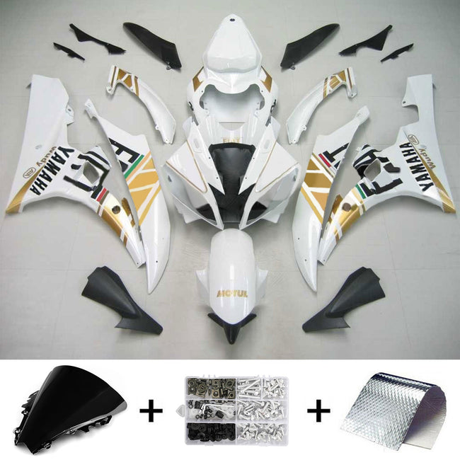 2006-2007 Yamaha YZF 600 R6 Amotopart Injection Fairing Kit Bodywork Plastic ABS #126