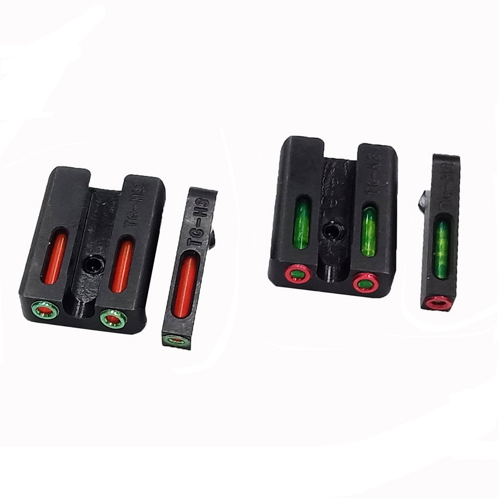 Fiber Optic Glock Sights For Models 17 19 22 23 24 26 27 33 34 35 38 39 45