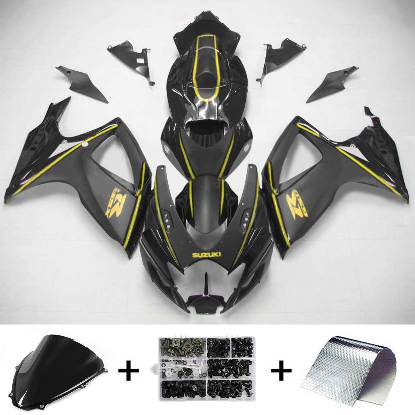 2006-2007 Suzuki GSXR 600/750 K6 Amotopart Injection Fairing Kit Bodywork Plastic ABS #149