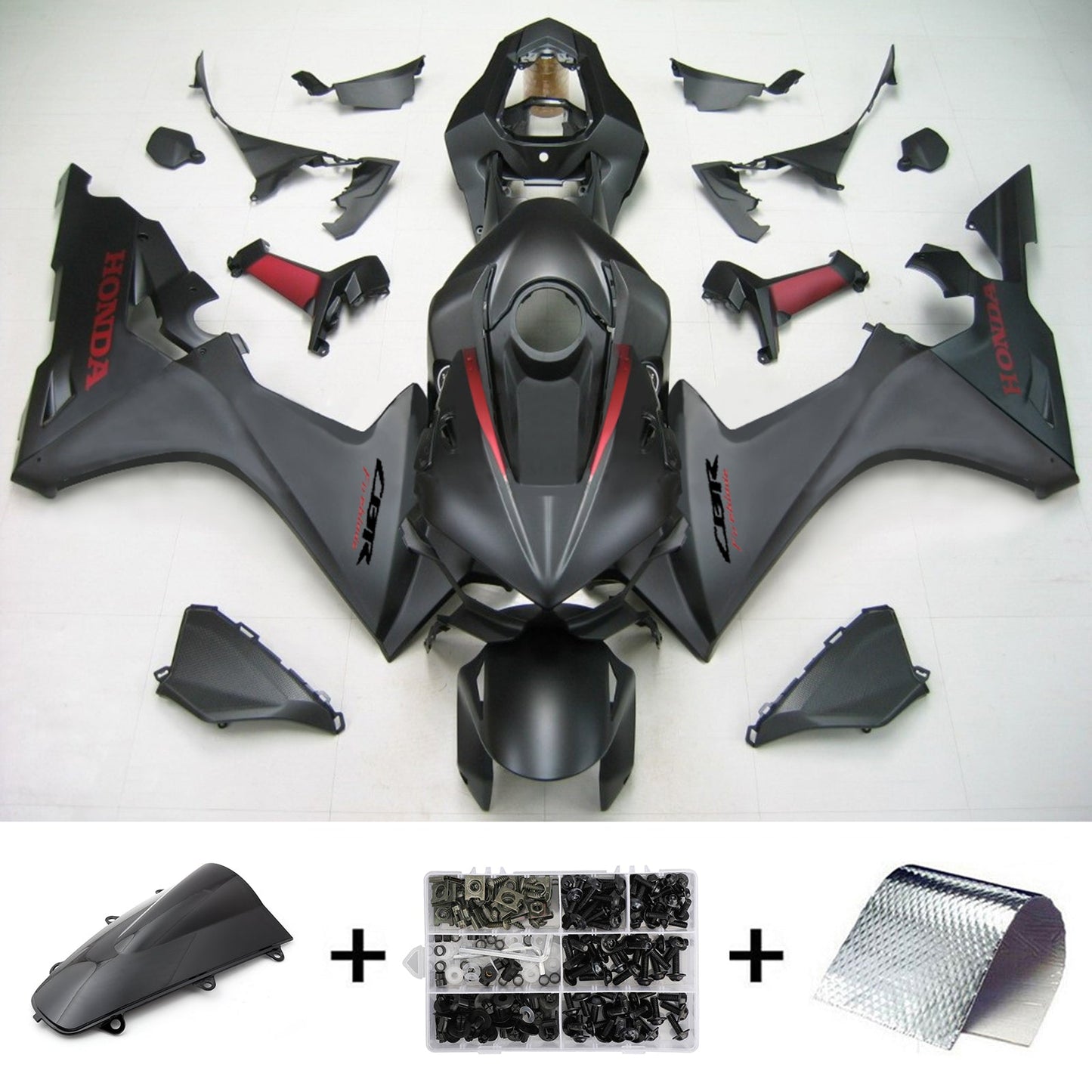 2020-2022 Honda CBR1000RR-R Amotopart Injection Fairing Kit Bodywork Plastic ABS #111
