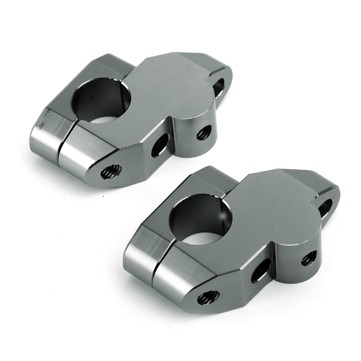 Billet Titanium 1" Rise 7/8" Bar Risers For Motorcycle ATV Motorbike Quad